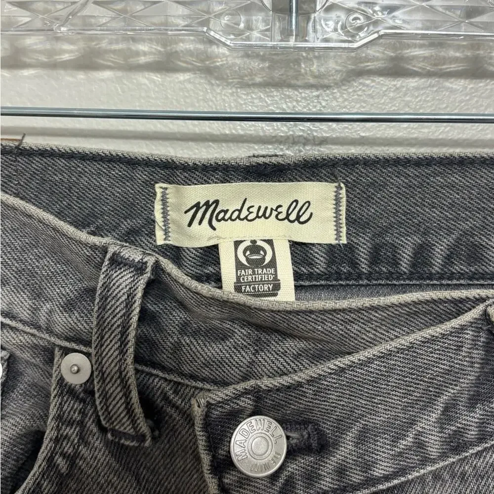 Madewell The '90s Straight Jean Rigid in Burwick Wash - Size 27 - Picture 5 of 8